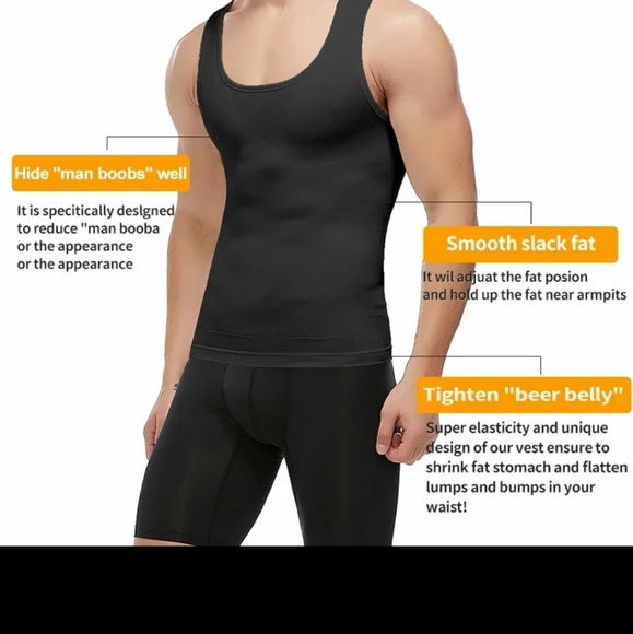 Men's Compression Tank Top - Picture 2 of 4